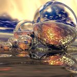 Tapet foto premium vlies balon de cristal