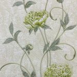 Tapet lavabil , vinil , pentru dormitor si living , 311-08 Flori