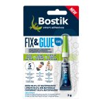 Adeziv cu intarire rapida , Bostik Fix & Glue Gel , 2 Gr